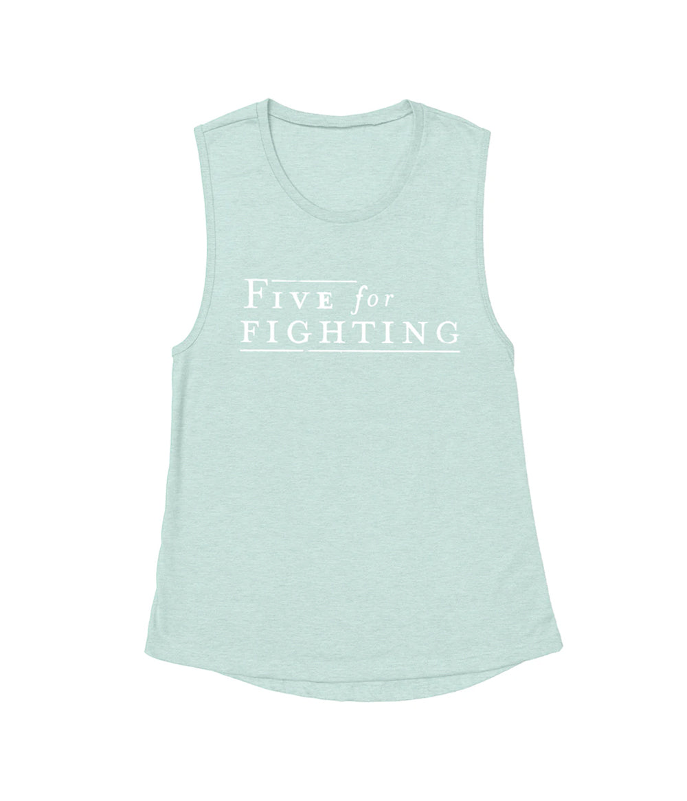 Five For Fighting Logo Womens Muscle Tank