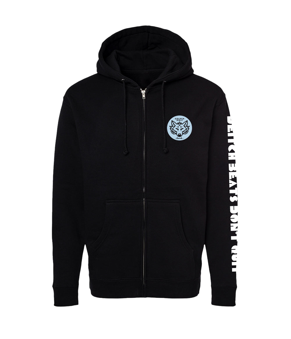 Adam Deitch Golden Wolf Records Zip Hooded Sweatshirt