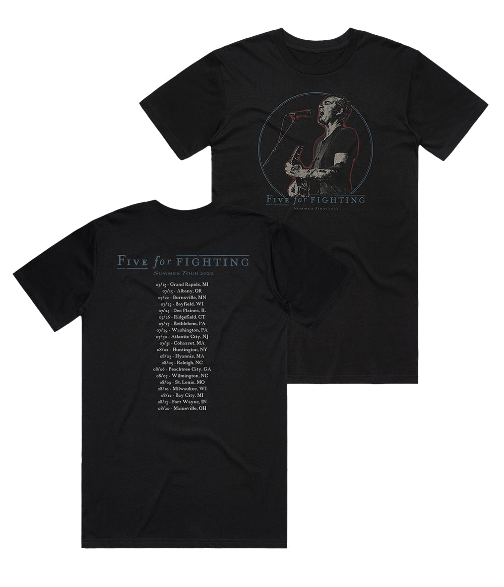 Five For Fighting Photo Tour Shirt (Summer 2022)