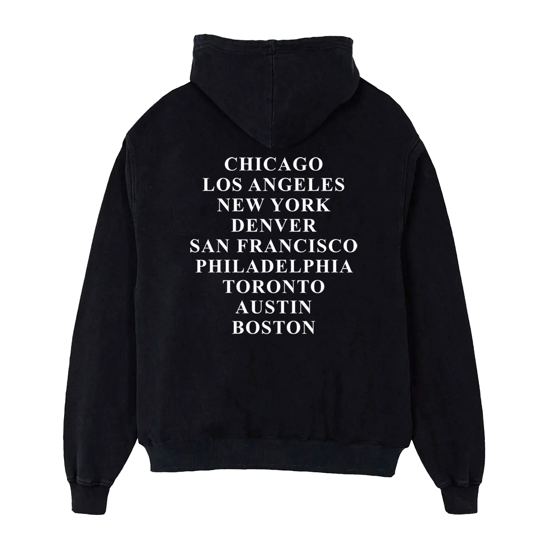 Whethan W Logo Zip Hooded Sweatshirt