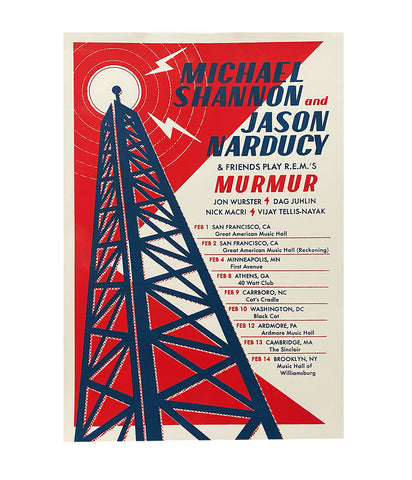 Jason Narducy Murmur Tour Poster