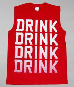 Lil Jon Drink Sleeveless Shirt (Red)