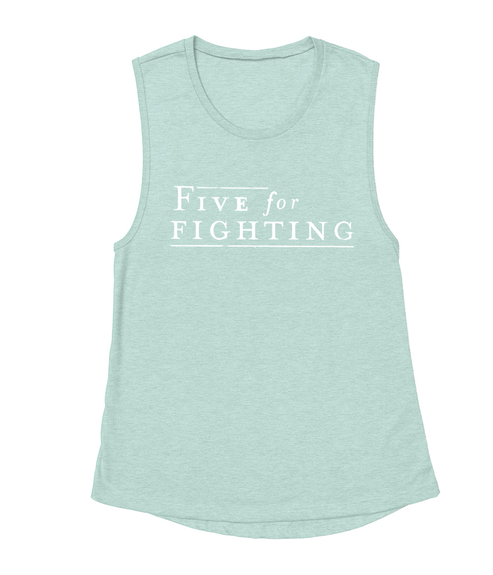 Five For Fighting Logo Womens Muscle Tank