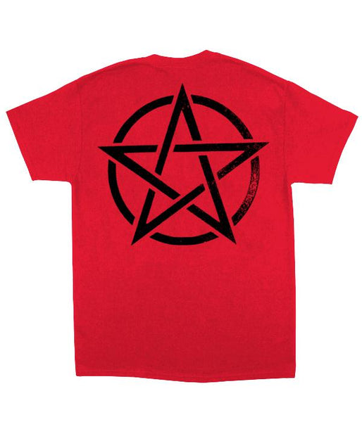 Poorstacy Pentagram T-Shirt (Red)