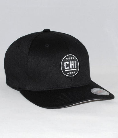 Chicago Hockey Initiative CHI Logo Flexfit Hat (Black)
