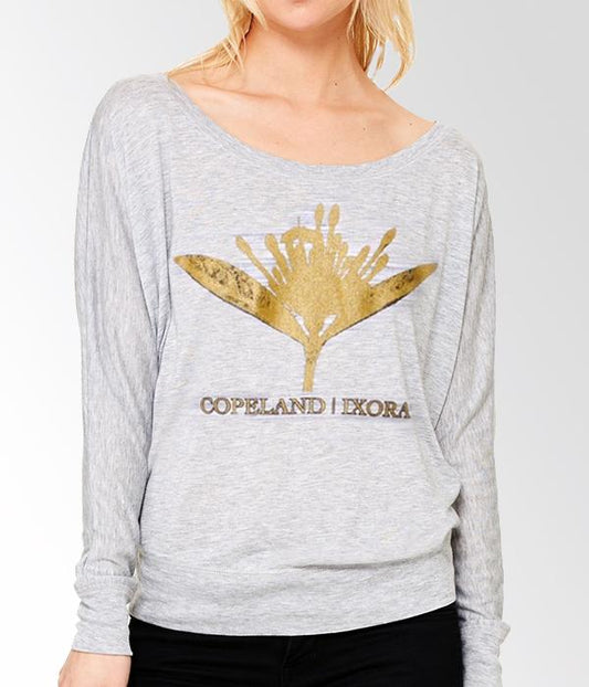 Copeland Flower Girls Flowy Long Sleeve Shirt