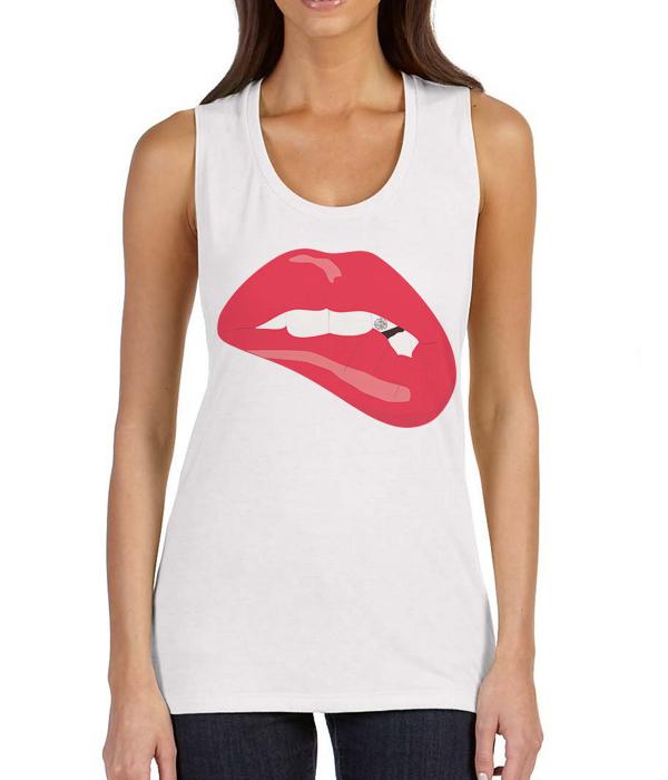 Dirt Nasty Talkin Nasty Girls Muscle Shirt