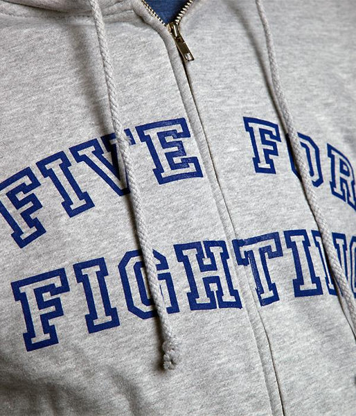 Five For Fighting Logo Zip Hooded Sweatshirt