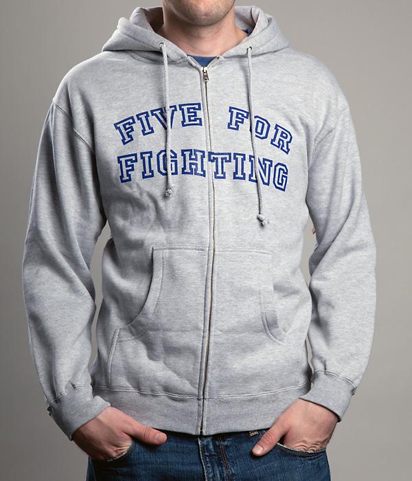 Five For Fighting Logo Zip Hooded Sweatshirt