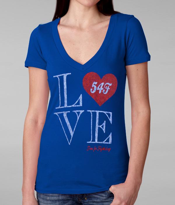 Five For Fighting Amore Girls V-Neck