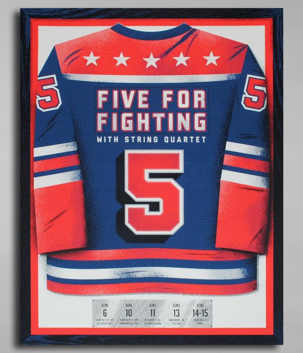 Five For Fighting June 2016 Tour Poster