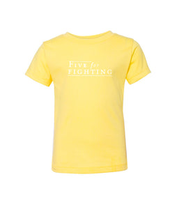 Five For Fighting Logo Youth Shirt (Yellow)