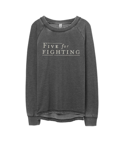 Five For Fighting Logo Womens Crewneck Sweatshirt