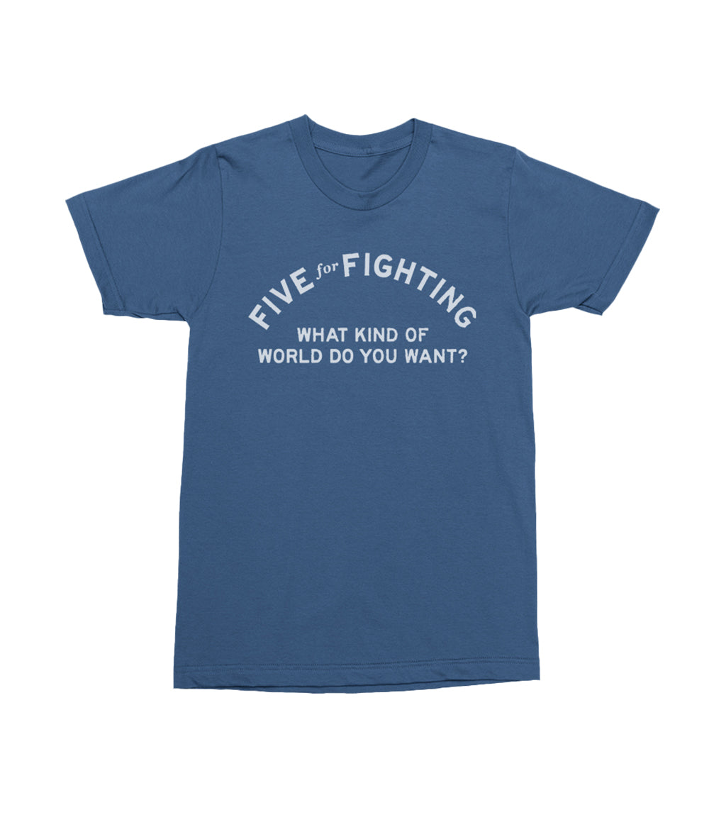 Five For Fighting World Shirt (Blue)