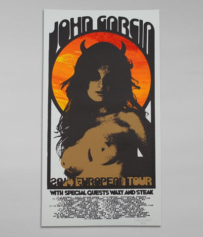 John Garcia 2014 European Tour Poster