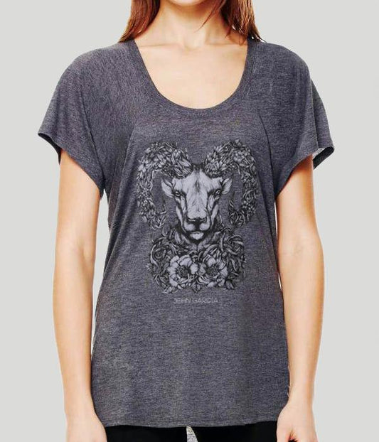 John Garcia Ram Flowy Raglan Shirt