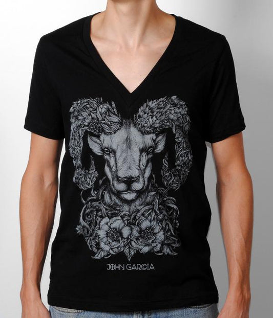 John Garcia Ram V-Neck Shirt
