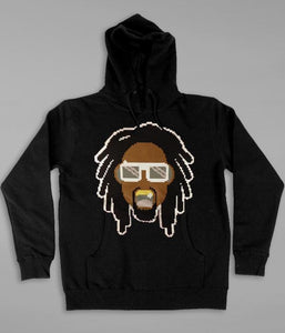 Lil Jon 8-Bit Pullover Hooded Sweatshirt (Black)