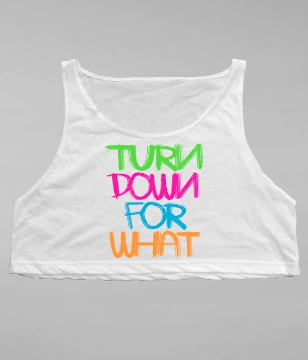 Lil Jon Turn Down For What Womens Crop Top