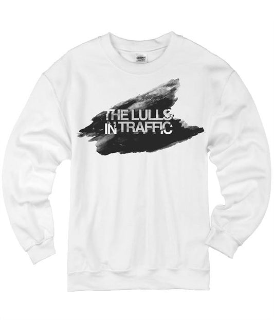 The Lulls In Traffic Black Watercolor Crewneck Sweatshirt