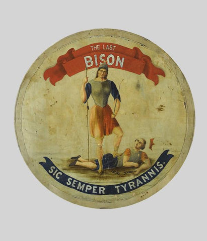 The Last Bison Seal Sticker
